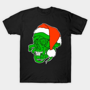 Skull Mummy Christmas T-Shirt